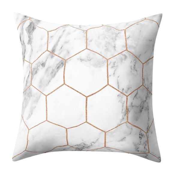 KXAAXS brand new Geometric Marble Texture Throw Pillow Case  Cover Home  for place on the coffee shop #y40