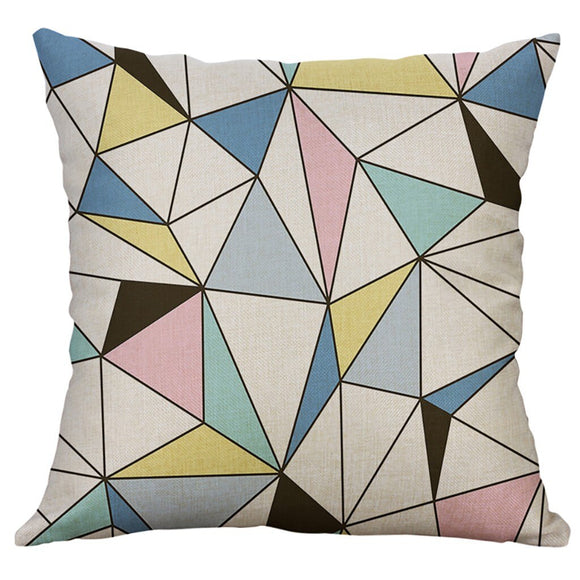 KXAAXS 2019 45x45 pillow case cover geometric adult anime pillow cover fashion Simple Linen Creative Lovely Pillow Cover #y45