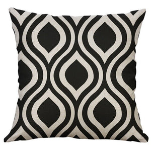 KXAAXS 2019 pillow case cover black and white geometric Simple Linen Creative Lovely Cover pillow case christmas for home #y45