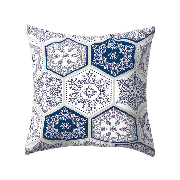 45*45cm Ethnic Geometric Print Pillow Case Waist Throw Home Dercorative Pillowcase